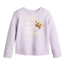 Disney's Girls 4-12 Star Wars The Mandalorian Grogu Aka Baby Yoda Long-Sleeve Pullover by Jumping Beans® 5 Disney's Girls 4-12 Star Wars The Mandalorian Grogu Aka Baby Yoda Long-Sleeve Pullover by Jumping Beans® -kids pajamas set Sales 5678295 Grogu Little Things