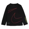 Toddler Boy Nike Split Swoosh Thermal Long Sleeve Graphic Tee -kids pajamas set Sales 5679131