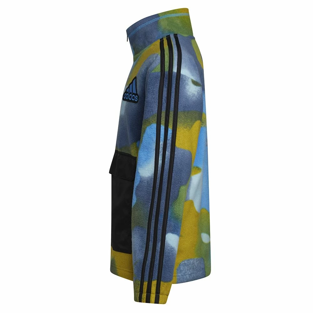 Boys 8-20 adidas Cozy Fleece Pullover 7 Boys 8-20 adidas Cozy Fleece Pullover - Image 5