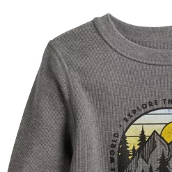 Boys 4-12 Jumping Beans® Thermal Adaptive Top -kids pajamas set Sales 5679245 ALT