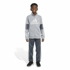 Boys 8-20 adidas Colorblock Tricot Tracksuit Set -kids pajamas set Sales 5679316 ALT4