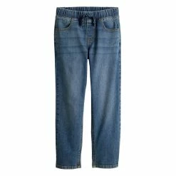 Boys 4-12 Jumping Beans® Pull-On Denim Pants in Regular, Slim & Husky -kids pajamas set Sales 5684629 Med Wash