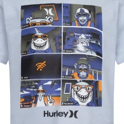 Boys 4-7 Hurley Class Of 99 III Graphic Tee -kids pajamas set Sales 5684800 ALT2