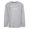 Boys 4-7 Nike Swoosh Squad Thermal Long Sleeve Graphic Tee -kids pajamas set Sales 5685546 Grey