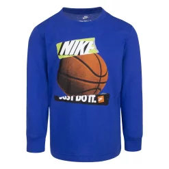 Boys 4-7 Nike Sportsball Long Sleeve Graphic Tee -kids pajamas set Sales 5685547 Blue