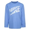 Boys 4-7 Nike Block Thermal Long Sleeve Big Logo Graphic Tee