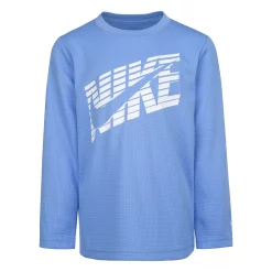 Boys 4-7 Nike Block Thermal Long Sleeve Big Logo Graphic Tee