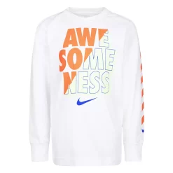Boys 4-7 Nike Awesomeness Long Sleeve Graphic Tee