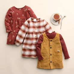 Baby & Toddler Little Co. by Lauren Conrad Lettuce-Edge Mockneck Top -kids pajamas set Sales 5686895 ALT9