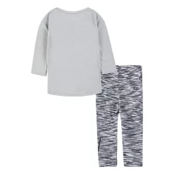 Baby Girl Nike Dri-FIT Logo Graphic Crossover Tunic & Leggings Set -kids pajamas set Sales 5687100 ALT