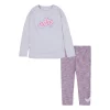 Baby Girl Nike Dri-FIT Logo Graphic Crossover Tunic & Leggings Set -kids pajamas set Sales 5687100 Blue