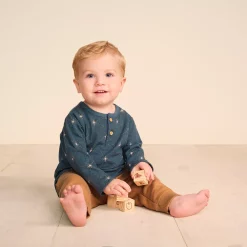 Baby & Toddler Little Co. by Lauren Conrad Organic Long-Sleeve Henley -kids pajamas set Sales 5687881 ALT8