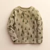 Baby & Toddler Little Co. by Lauren Conrad Organic Long-Sleeve Henley -kids pajamas set Sales 5687881 Olive Tree Print