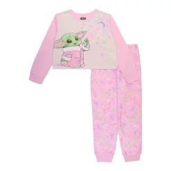 Girls 6-12 The Mandalorian "Happy Grogu" 2-Piece Pajama Set