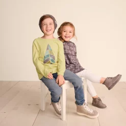 Kids 4-8 Little Co. by Lauren Conrad Organic Long-Sleeve Tee -kids pajamas set Sales 5689825 ALT8