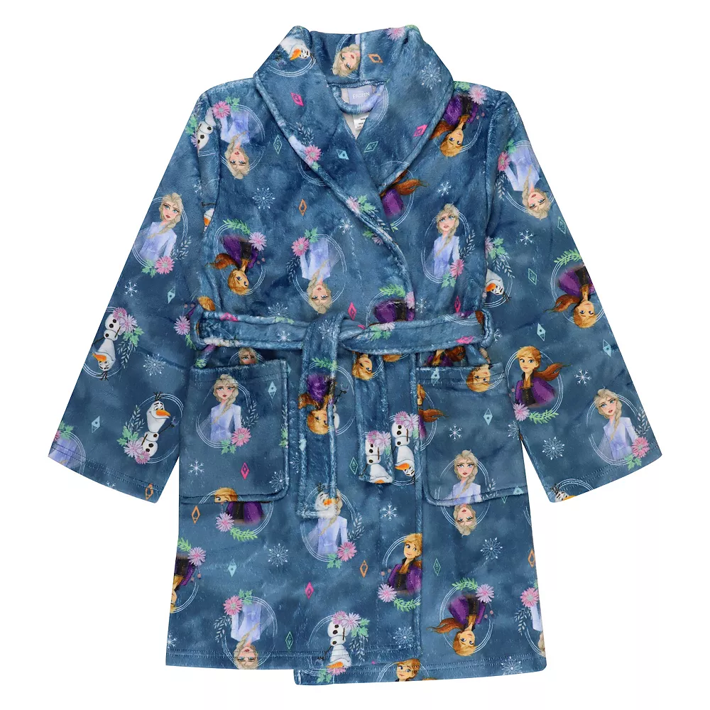 Disney's Frozen 2 Girls 4-8 "Frozen Story" Robe 3 Disney's Frozen 2 Girls 4-8 "Frozen Story" Robe
