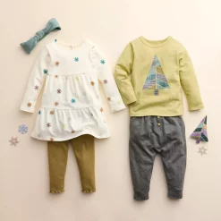 Baby & Toddler Little Co. by Lauren Conrad Organic Long-Sleeve Tee -kids pajamas set Sales 5690470 ALT8