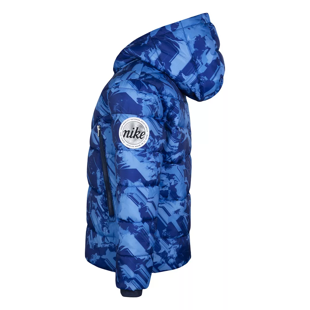 Boys 4-7 Nike Windrunner Allover Print Puffer Jacket 7 Boys 4-7 Nike Windrunner Allover Print Puffer Jacket - Image 5