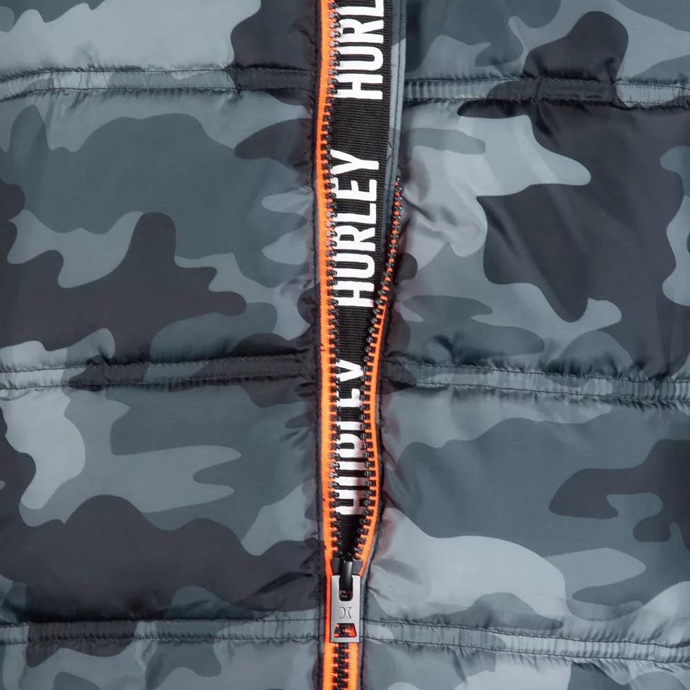 Boys 4-7 Hurley Racer Stripe Puffer Jacket 8 Boys 4-7 Hurley Racer Stripe Puffer Jacket - Image 6