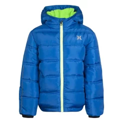Boys 4-7 Hurley Racer Stripe Puffer Jacket 12 Boys 4-7 Hurley Racer Stripe Puffer Jacket -kids pajamas set Sales 5693295 Game Royal