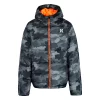 Boys 8-20 Hurley Racer Stripe Puffer Jacket -kids pajamas set Sales 5693302 Gray Camo
