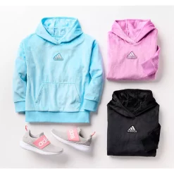 Girls 7-16 adidas Cozy Fleece Hoodie -kids pajamas set Sales 5696370 ALT3