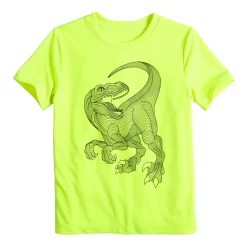 Boys 4-12 Jumping Beans® Adaptive Double Layer Dino Active Graphic Tee