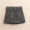 Girls 4-8 Little Co. by Lauren Conrad Organic Corduroy Skirt -kids pajamas set Sales 5697486 Charcoal