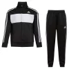 Boys 4-7 adidas Black & White Essential Tricot Track Jacket & Jogger Pants Set