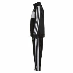 Boys 4-7 adidas Black & White Essential Tricot Track Jacket & Jogger Pants Set -kids pajamas set Sales 5699119 ALT3