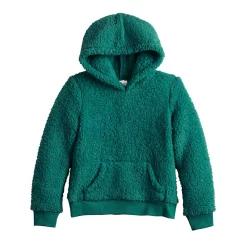 Girls 4-12 Jumping Beans® Cozy Sherpa Hoodie -kids pajamas set Sales 5702050 Green