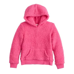 Girls 4-12 Jumping Beans® Cozy Sherpa Hoodie -kids pajamas set Sales 5702050 Pink