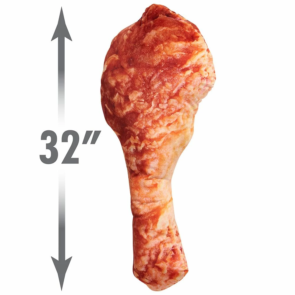 Just Play Seriously Super Sized Chicken Food Plush 5 Just Play Seriously Super Sized Chicken Food Plush - Image 3