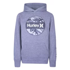 Boys 8-20 Hurley Camo Logo Fleece Pullover Hoodie -kids pajamas set Sales 5709262 Grey