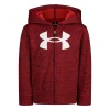 Boys 4-7 Under Armour Red & White Twist Logo Zip-Up Graphic Hoodie -kids pajamas set Sales 5711489