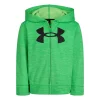 Boys 4-7 Under Armour Lime Green & Black Twist Logo Zip-Up Graphic Hoodie -kids pajamas set Sales 5711490