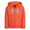 Boys 4-7 Under Armour Orange & Gray Twist Logo Zip-Up Graphic Hoodie -kids pajamas set Sales 5711492
