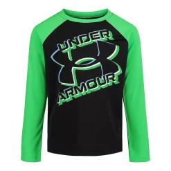 Boys 4-7 Under Armour Dimension Long Sleeve Raglan Graphic Tee -kids pajamas set Sales 5719740 Black