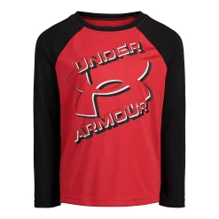 Boys 4-7 Under Armour Dimension Long Sleeve Raglan Graphic Tee -kids pajamas set Sales 5719740 Red