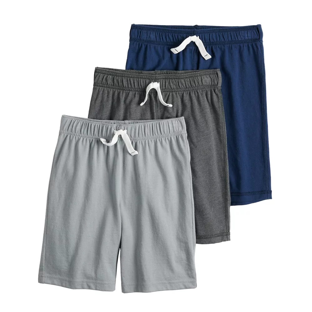 Boys 4-12 Jumping Beans® 3-Pack Essential Adaptive Shorts 3 Boys 4-12 Jumping Beans® 3-Pack Essential Adaptive Shorts