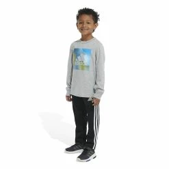 Boys 8-20 adidas Gradient Camo Badge of Sport Heather Tee -kids pajamas set Sales 5731694 ALT3