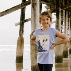 Girls 4-6x Hurley Neon Coast Tee -kids pajamas set Sales 5734870 ALT9