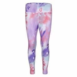 Girls 4-6x Hurley Printed H2O-Dri Leggings -kids pajamas set Sales 5734879 ALT4