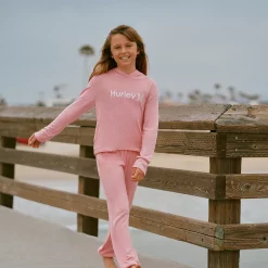 Girls 4-6x Hurley Super Soft Pullover Hoodie -kids pajamas set Sales 5734884 ALT9