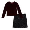 Girls 7-16 Knit Works Velvet Top and Skirt Set 1 Girls 7-16 Knit Works Velvet Top and Skirt Set -kids pajamas set Sales 5739702