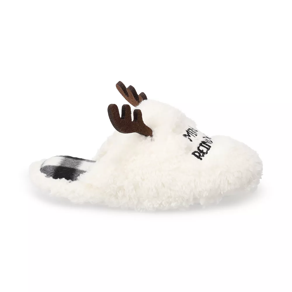 Kids Jammies For Your Families® Reindeer Slippers 5 Kids Jammies For Your Families® Reindeer Slippers - Image 3