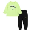 Baby Boys Nike Dri-FIT "Here To Play" Transitional Set -kids pajamas set Sales 5745169 Black