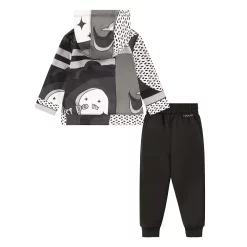 Baby Boy Nike All Day Play All Over Print Hooded Jacket & Jogger Pants Set -kids pajamas set Sales 5745186 ALT