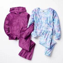 Girls 7-16 SO Cozy Corded Velour Flare Pant in Regular & Plus Size -kids pajamas set Sales 5745784 ALT7