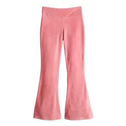 Girls 7-16 SO Cozy Corded Velour Flare Pant in Regular & Plus Size -kids pajamas set Sales 5745784 Pink